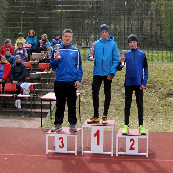 Olga Domaradzka i Oskar uny zwycizcami w Wiosennych Biegach Przeajowych w Wapnicy