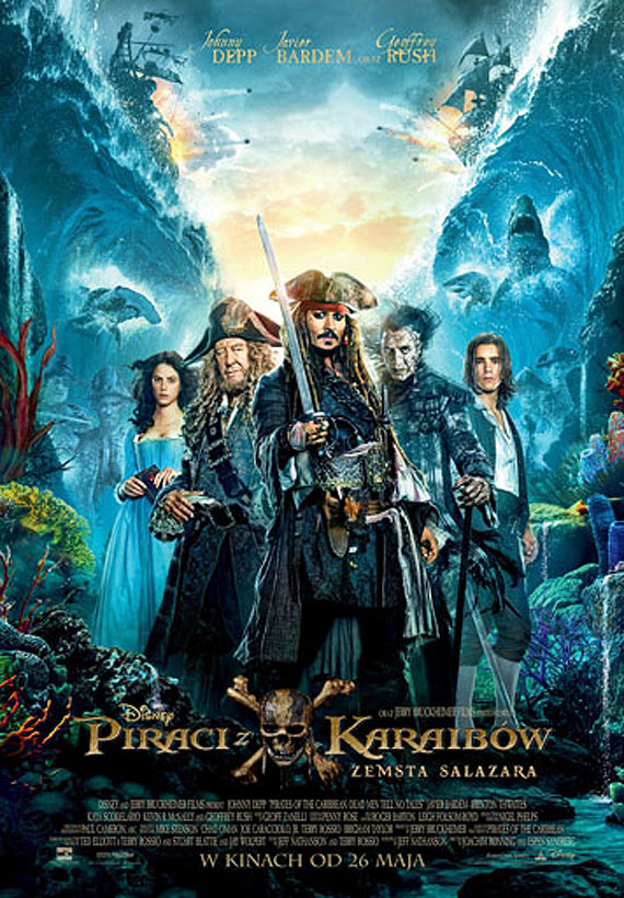 Nowa część Piratów z Karaibów. Zemsta Salazara w kinie Eva w Międzyzdrojach