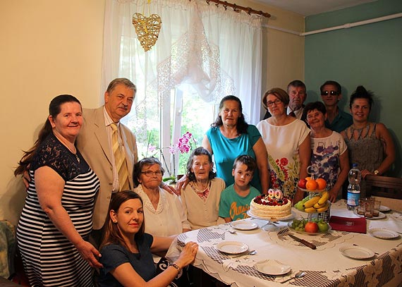 yczenia dla Jubilatki -  Pani Leokadii Aszkieowicz