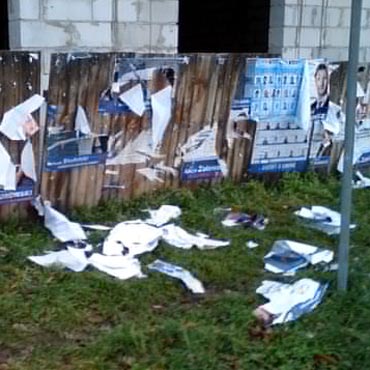 Kto posprzta plakaty wyborcze?