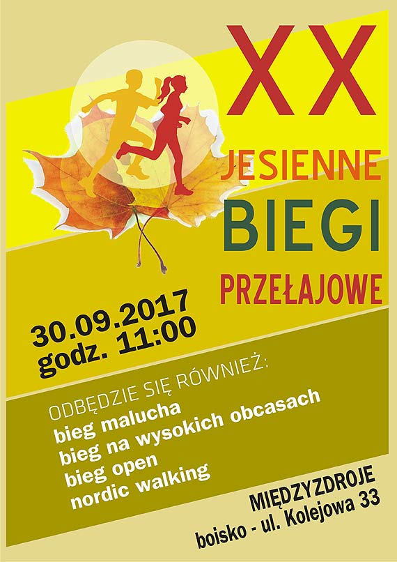 XX Jesienne Biegi Przeajowe Midzyzdroje 2017 Pod hasem : Doaduj si bieganiem!