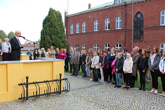 Wolin 967 – 2017, odsonicie tablicy dot. 1050-tej rocznicy przyczenia Wolina do Polski