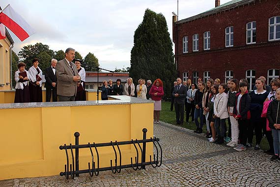 Wolin 967 – 2017, odsłonięcie tablicy dot. 1050-tej rocznicy przyłączenia Wolina do Polski