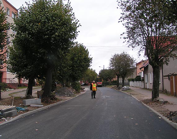 Zblia si termin oddania do uytku ulicy Sowiaskiej w Wolinie