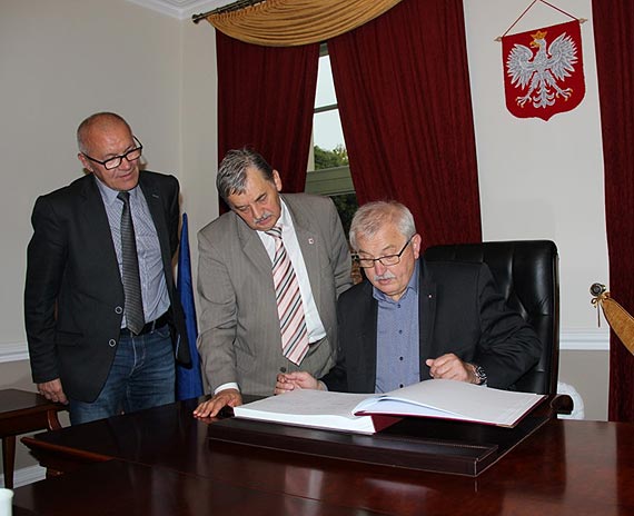 Prezes Polskiego Zwizku Lekkoatletyki z wizyt w Wolinie