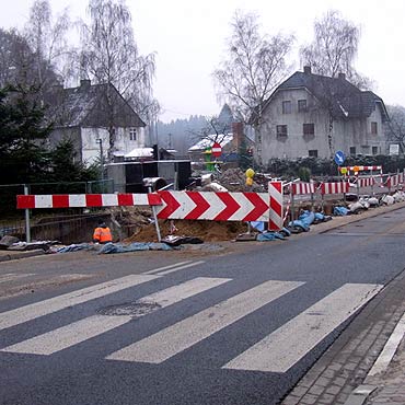 Przepust wodny jeszcze w przebudowie