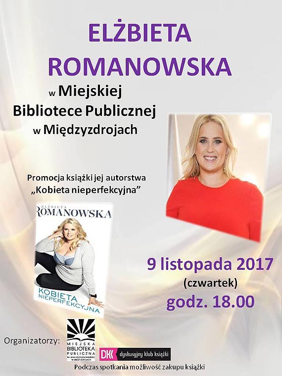 Elbieta Romanowska w midzyzdrojskiej bibliotece