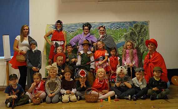 Dzień Postaci z Bajek Niepublicznego Przedszkola Integracyjnego przy PSONI w Kamieniu Pomorskim