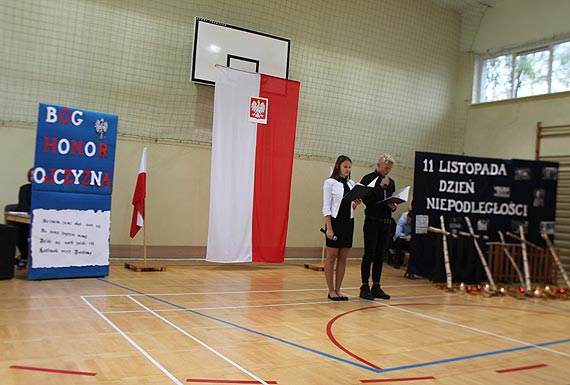 Obchody Święta Niepodległości w Zespole Szkół Ponadgimnazjalnych w Wolinie