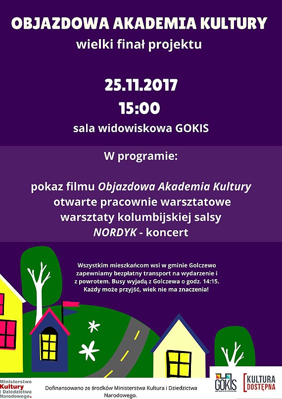Objazdowa Akademia Kultury – wielki fina projektu w Golczewie!