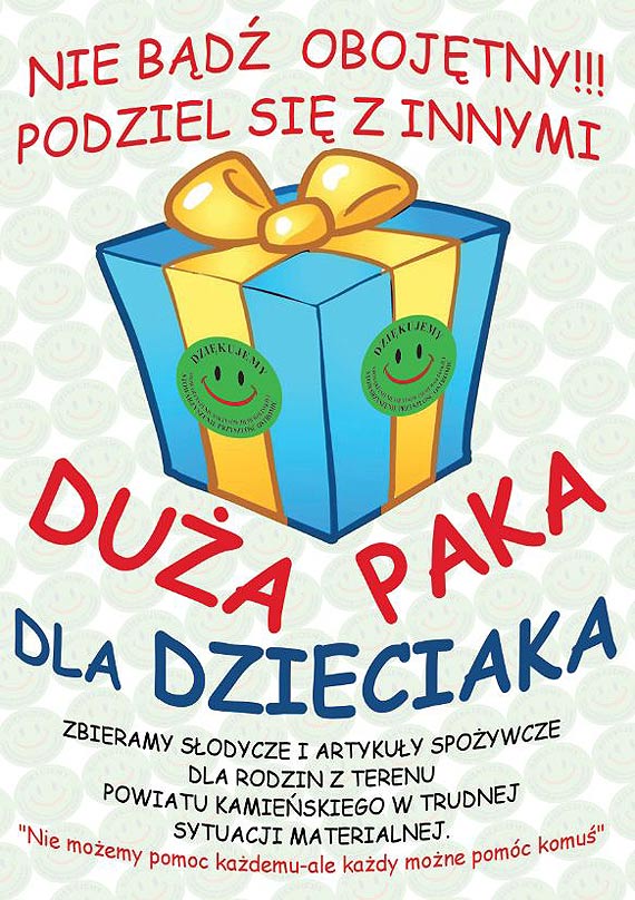 Przycz si do akcji "Dua Paka dla Dzieciaka"