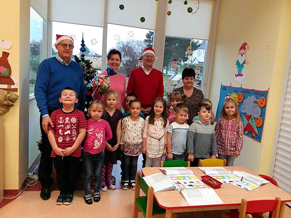 Burmistrz Golczewa w roli w. Mikoaja odwiedza gminne placwki owiatowe