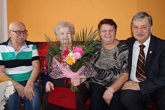 yczenia dla Jubilatki -  Pani Antoniny Sokoowskiej