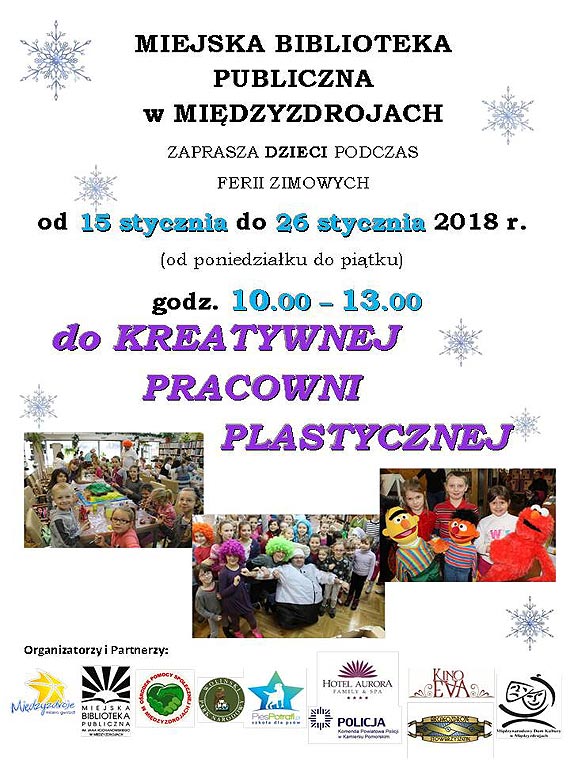 Sp�d� ferie w „Kreatywnej Pracowni Plastycznej” w bibliotece