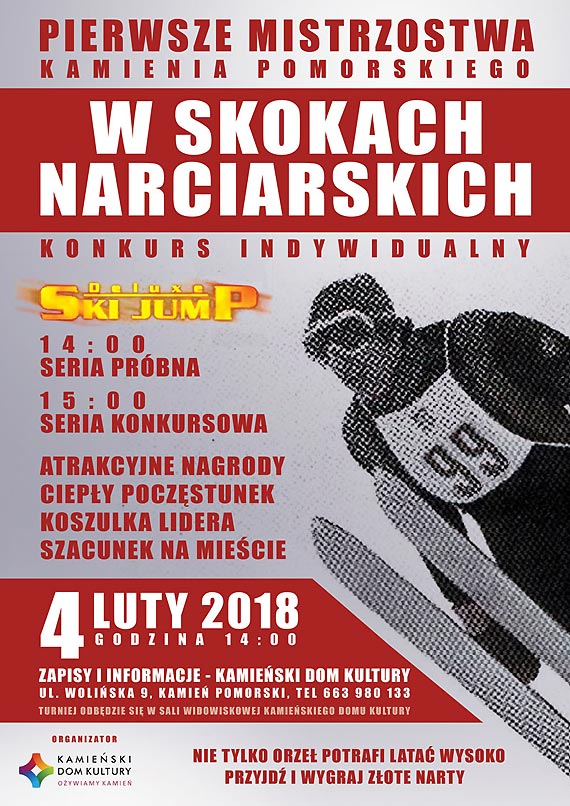 Pierwsze Mistrzostwa Kamienia Pomorskiego w Skokach Narciarskich
