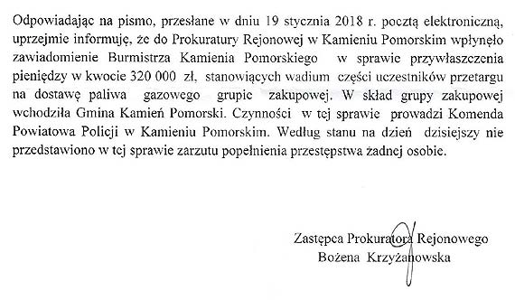 Zniknęło 320.000 zł z przetargu na dostawę gazu!