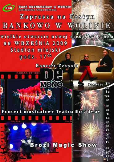 Otwieraj nowy bank. Zagra DeMono