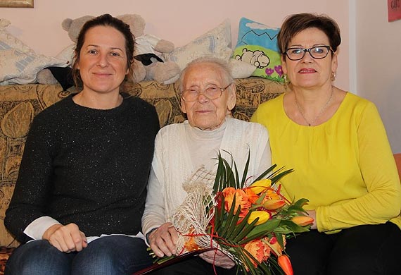 Życzenia dla Jubilatki Pani Heleny Kostrzewa z Wisełki