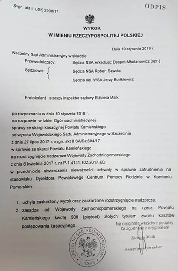 Kto wygrał a kto przegrał batalię o Chochołowskiego