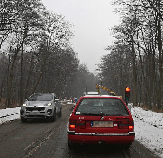 Rozkopana trasa od Midzywodzia do Dziwnowa