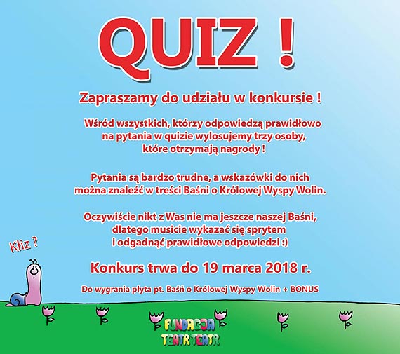 Ba o Krlowej Wyspy Wolin - zapraszamy do udziau w konkursie