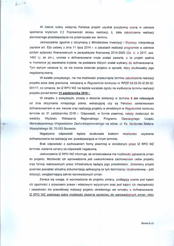 Jest szansa na dofinansowanie Parku Jana Pawła II w Kamieniu Pomorskim