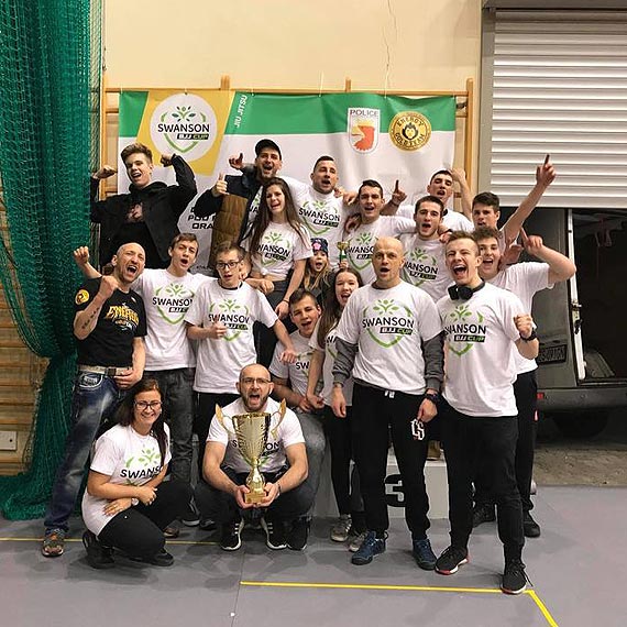 I Miejsce druynowo na Turniej Swanson CUP w BJJ Police 2018 dla Energy Gold Team