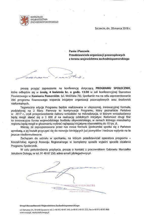 Rusza program SPOECZNIK 2018 - zapraszamy na spotkanie informacyjne