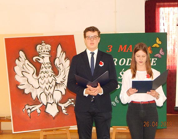 Święto Konstytucji 3 Maja w Publicznym Gimnazjum