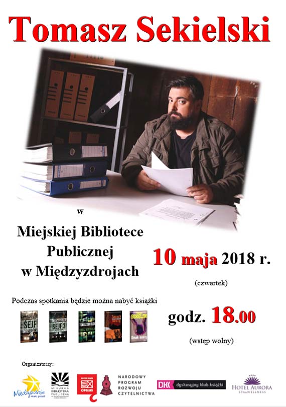 Tomasz Sekielski w midzyzdrojskiej bibliotece