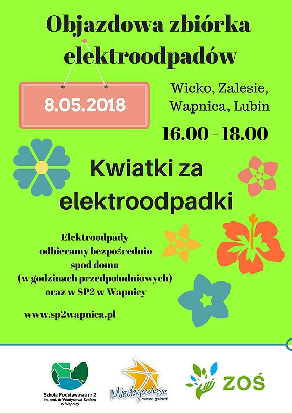 Jeste mieszkacem Wicka, Zalesia, Wapnicy, Lubina? Teraz legalnie moesz pozby si elktroodpadw