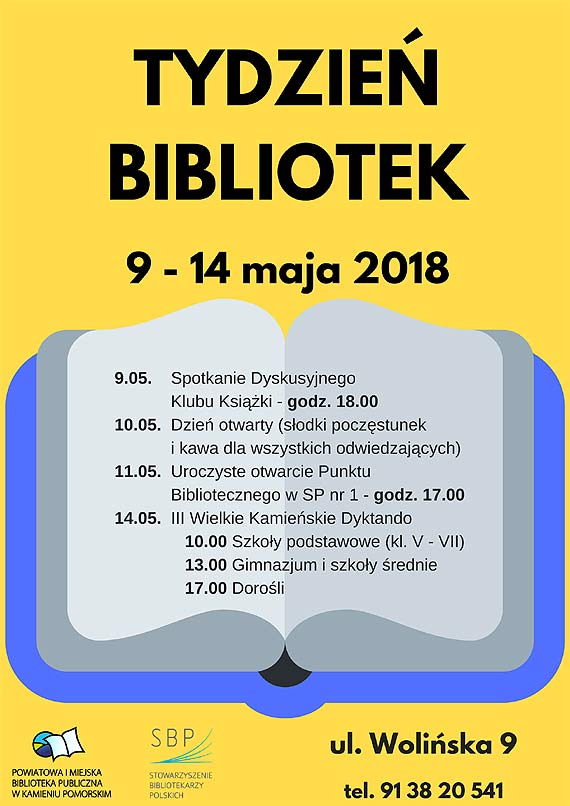 Tydzie Bibliotek w Kamieniu Pomorskim