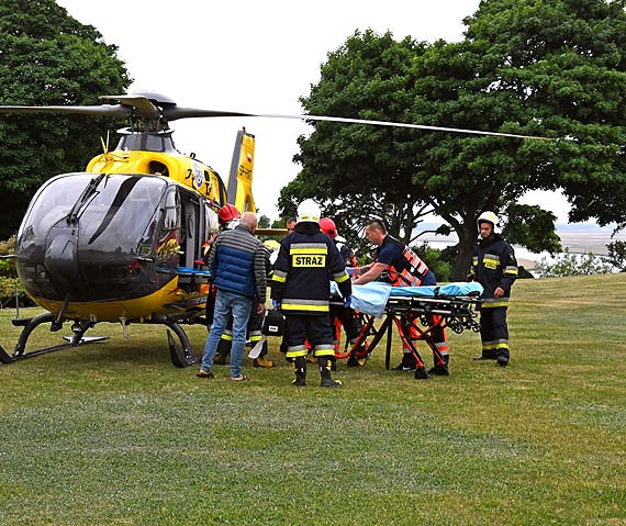 Śmigłowiec LPR musiał lądować na prywatnej posesji