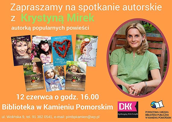 Spotkanie autorskie z Krystyn Mirek