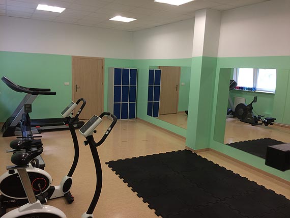 Nowa salka fitness w hali sportowej