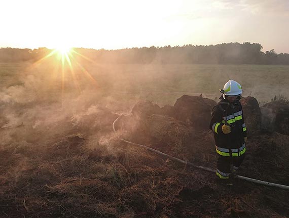 Pożar nieużytków rolnych w miejscowości Stuchowo