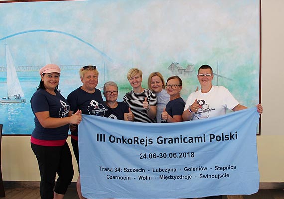 Marsz Onko-Rejs Granicami Polski dotar do Wiseki i Wolina