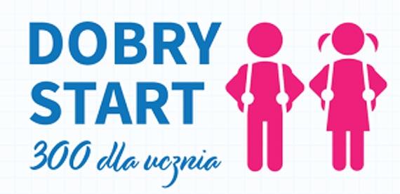 Informacje o przyznaniu wiadczenia „Dobry Start”
