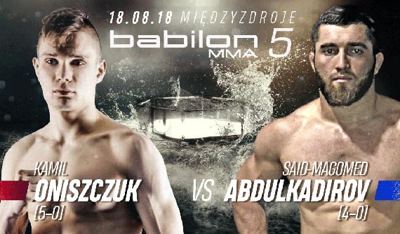  Babilon MMA 5: Kamil Oniszczuk przed najwikszym wyzwaniem w karierze