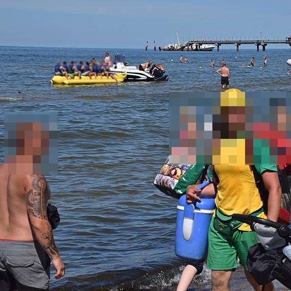 Dramat małżeństwa na międzyzdrojskiej plaży - podwójna walka o życie