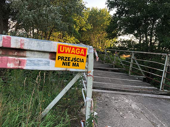 �wierzno - B�dzieszewo: Przej�cie przez rzek� zamkni�te