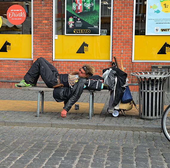 Klawe ycie ma bezdomny na Bornholmie