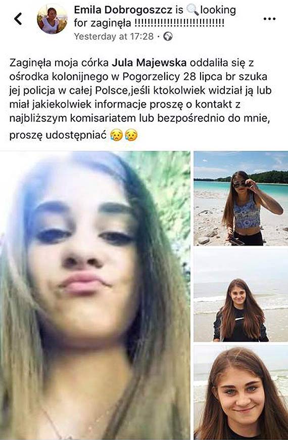 Pom� odnale�� Jul�!