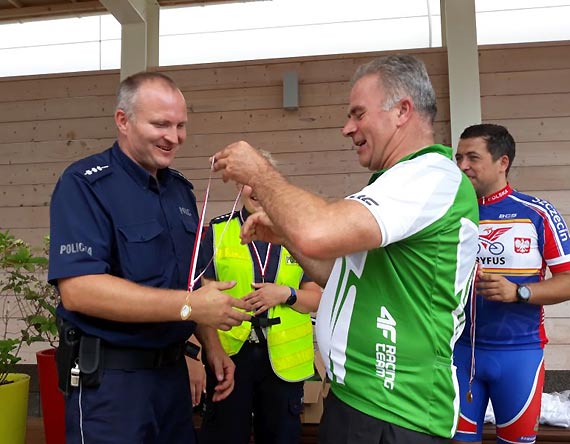 Rowerzyści na start