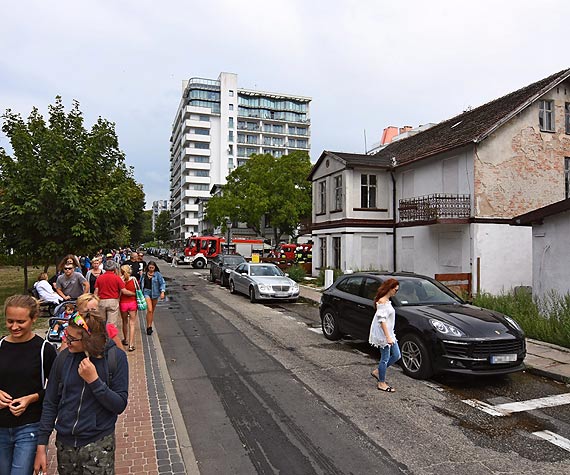Pon pustostan przy Promenadzie Gwiazd w Midzyzdrojach