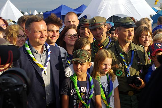 Harcerze Ziemi Woliskiej na Zlocie Zwizku Harcerstwa Polskiego w Gdasku. „Przyszo zaczyna si dzisiaj, nie jutro” – w. Jan Pawe II