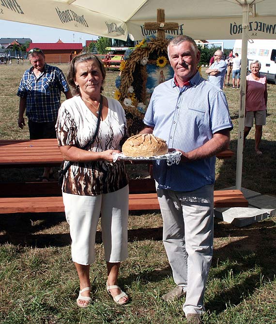 Prezes Zachodniopomorskiego PSL Jarosaw Rzepa na doynkach soectwa Wrzosowo