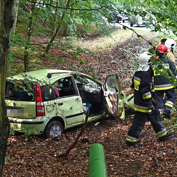 Kolejne groźne dachowanie samochodu osobowego koło Grodna II
