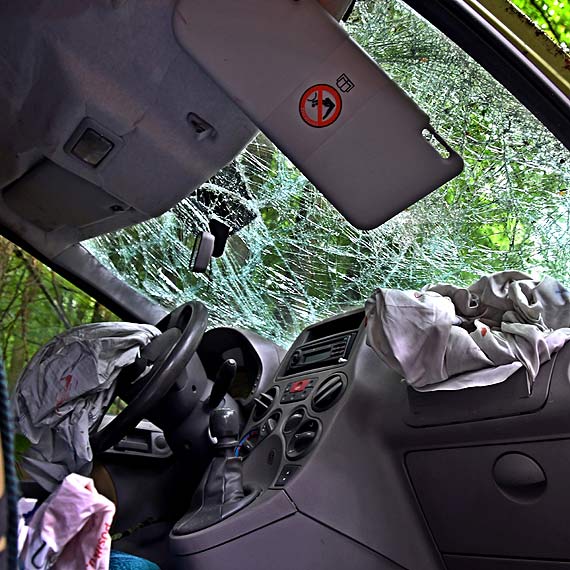 Kolejne groźne dachowanie samochodu osobowego koło Grodna II