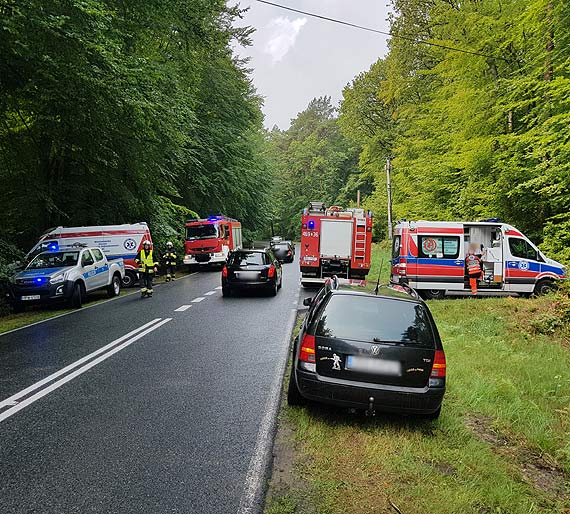Kolejne groźne dachowanie samochodu osobowego koło Grodna II